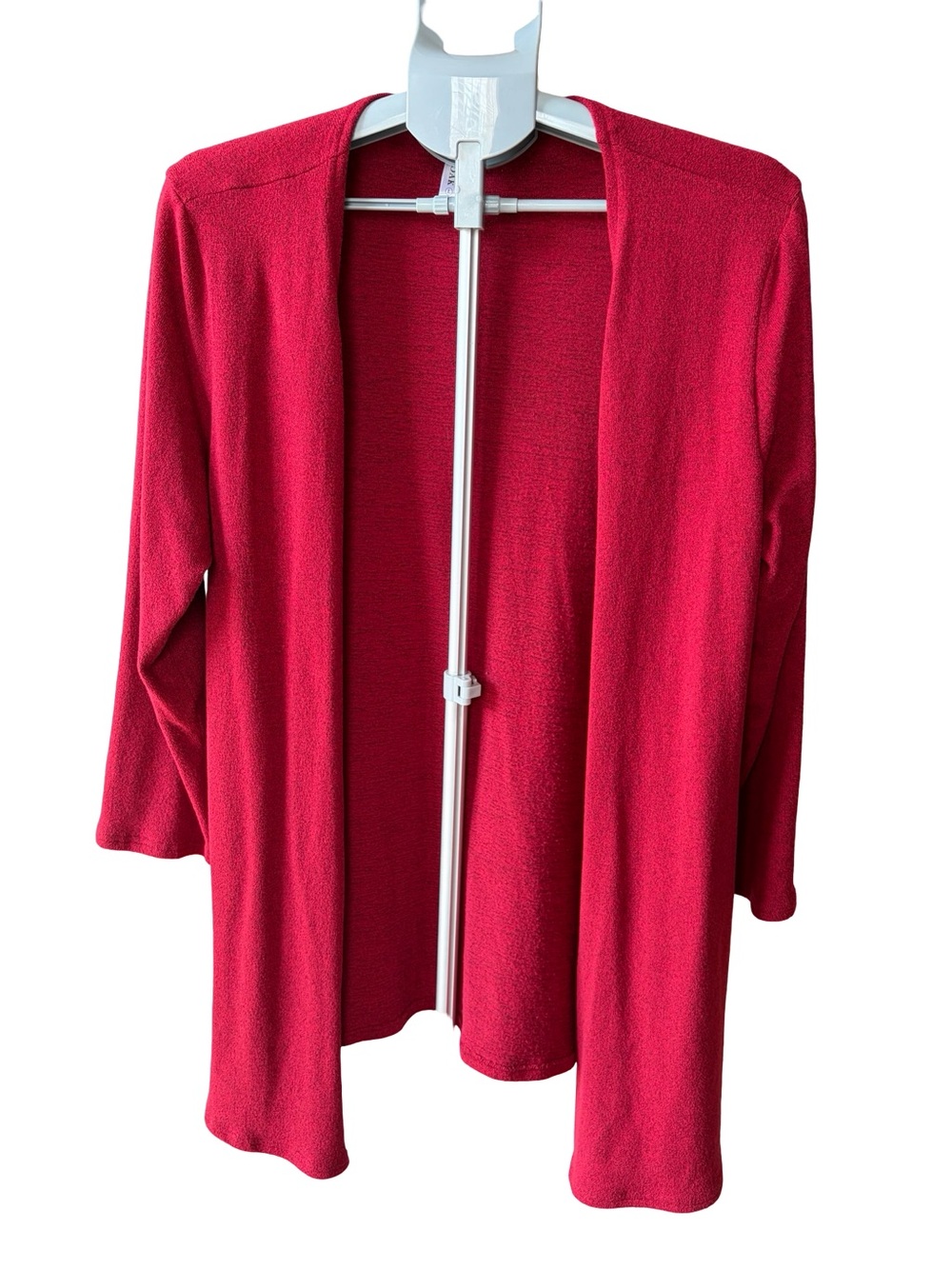 Open-Front Women's Cardigan in Vibrant Red